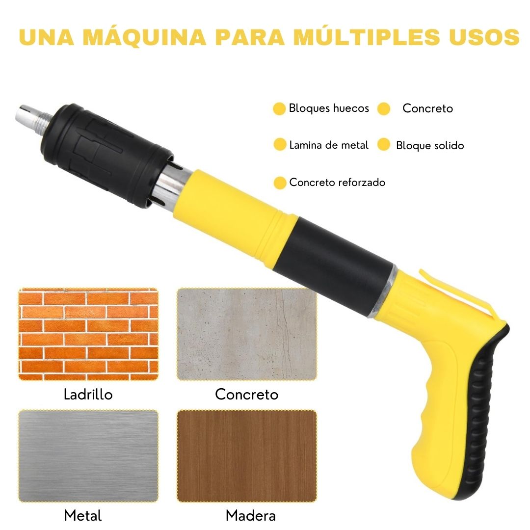 PISTOLA DE FIJACION DE CLAVOS