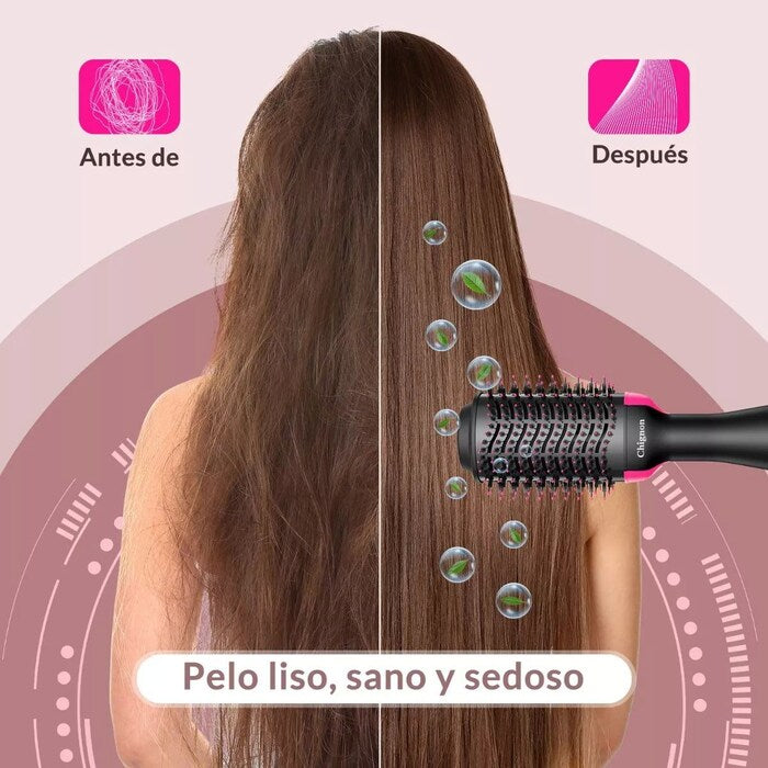 💜🌬️ Cepillo Secador One Step – Ahorra tiempo, gana estilo