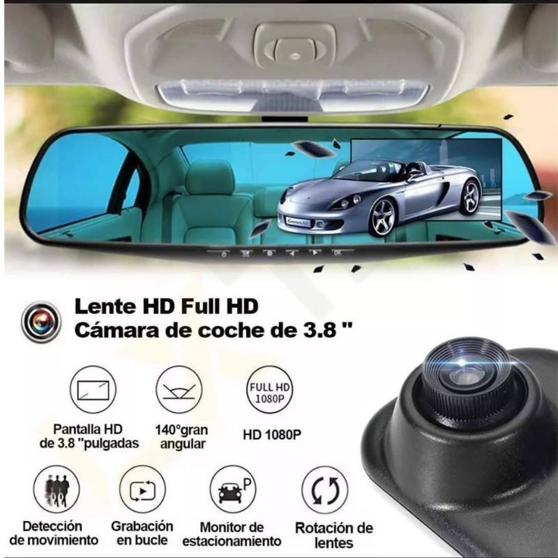 Camara Espejo Retrovisor FULL HD
