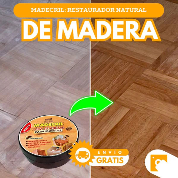 Cera madecril para madera y cuero 480 gr