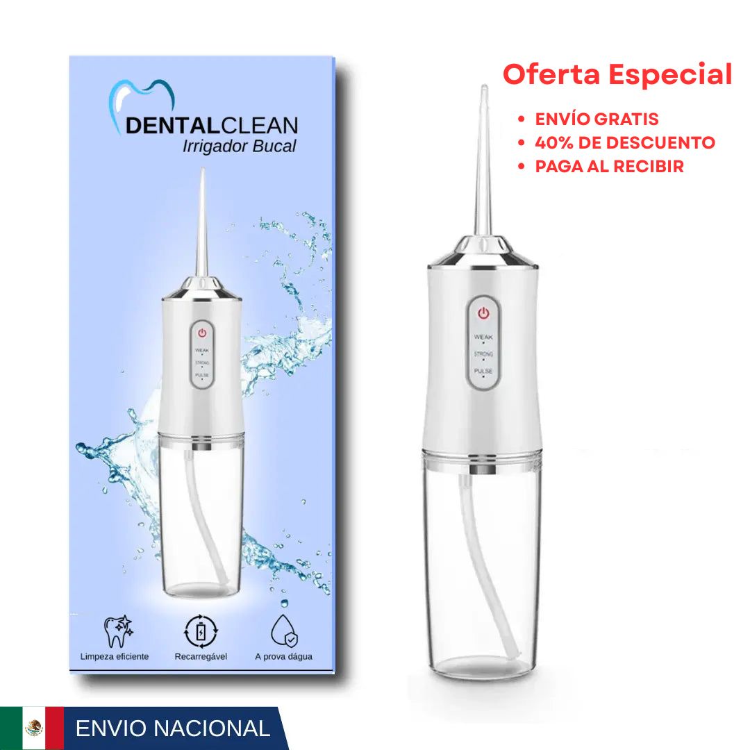 Irrigador bucal DENTALCLEAN® para dientes sanos y más blancos