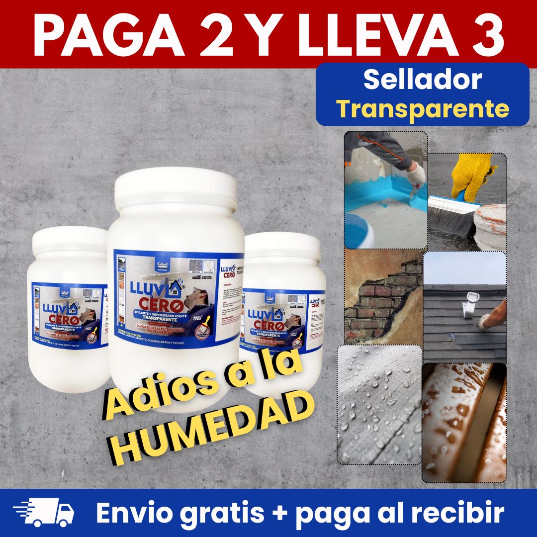 LLUVIA CERO PROMO PAGUE 2 LLEVE 3