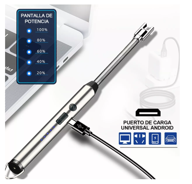 Encendedor electrico recargable USB- multiusos