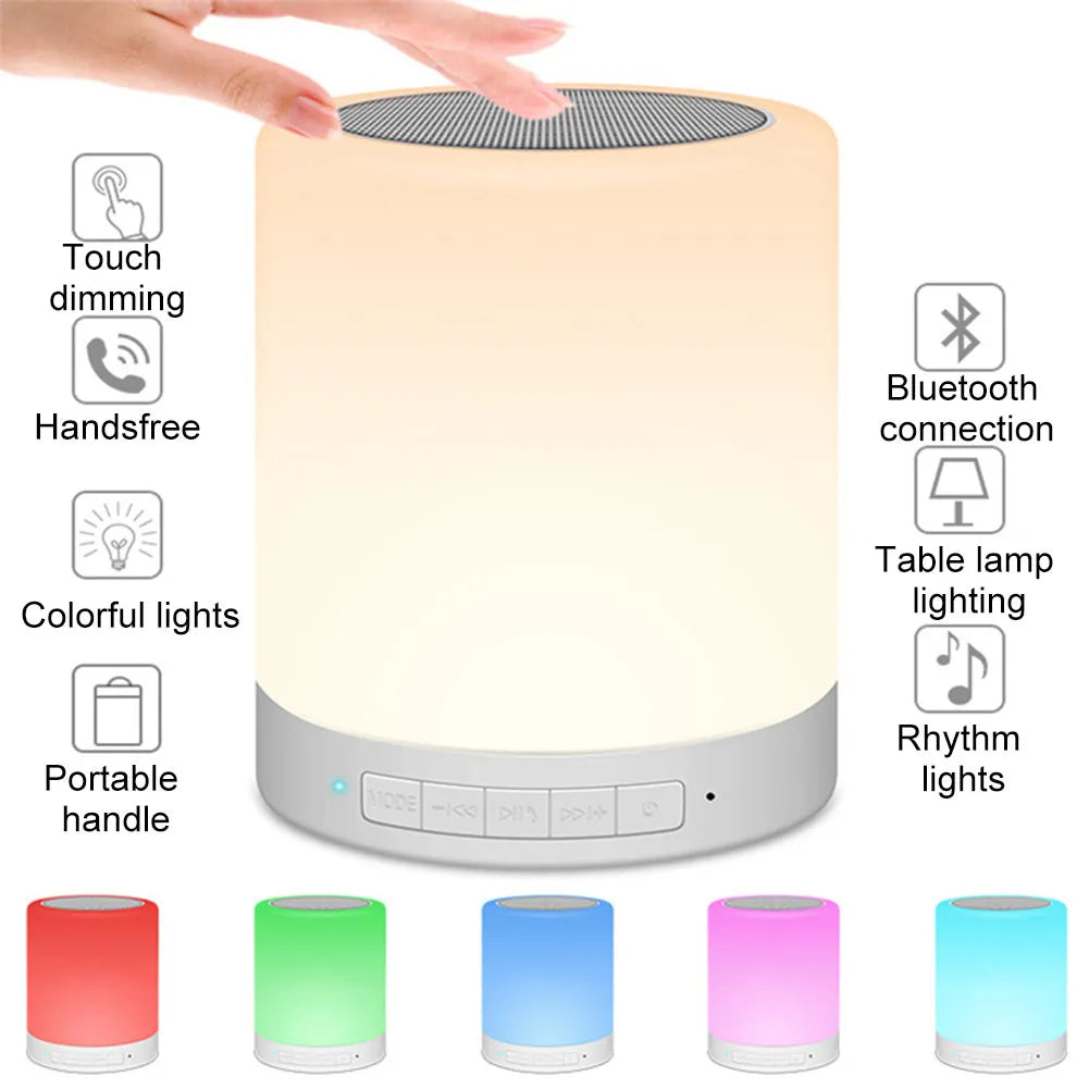 Lámpara Tactil con bocina bluetooth