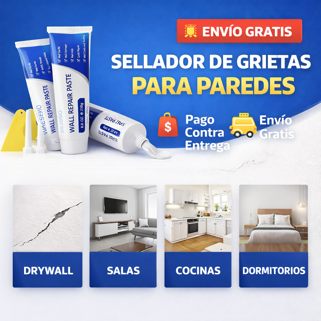 Pasta reparadora de grietas de paredes Wallimatic® Paga 1 lleva 3