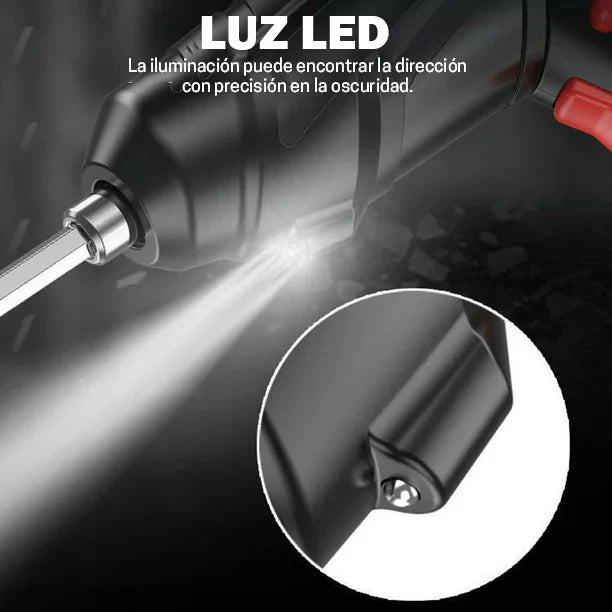 🔋🧰 Destornillador Inalámbrico: compacto, potente y recargable por USB