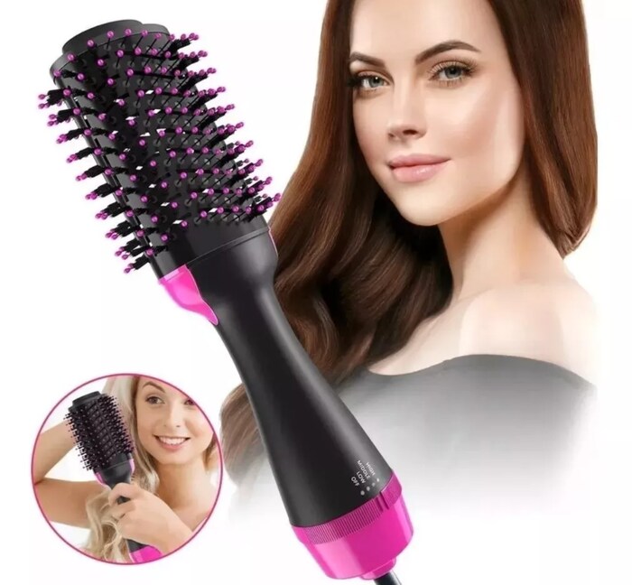 💜🌬️ Cepillo Secador One Step – Ahorra tiempo, gana estilo