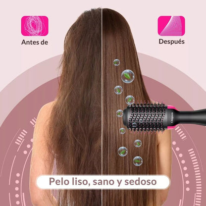 💜🌬️ Cepillo Secador One Step – Ahorra tiempo, gana estilo