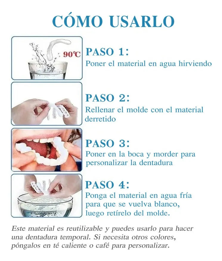 Carillas Snap Smile® – Tu Nueva Sonrisa en Segundos, Sin Dolor y Sin Gastar de Más