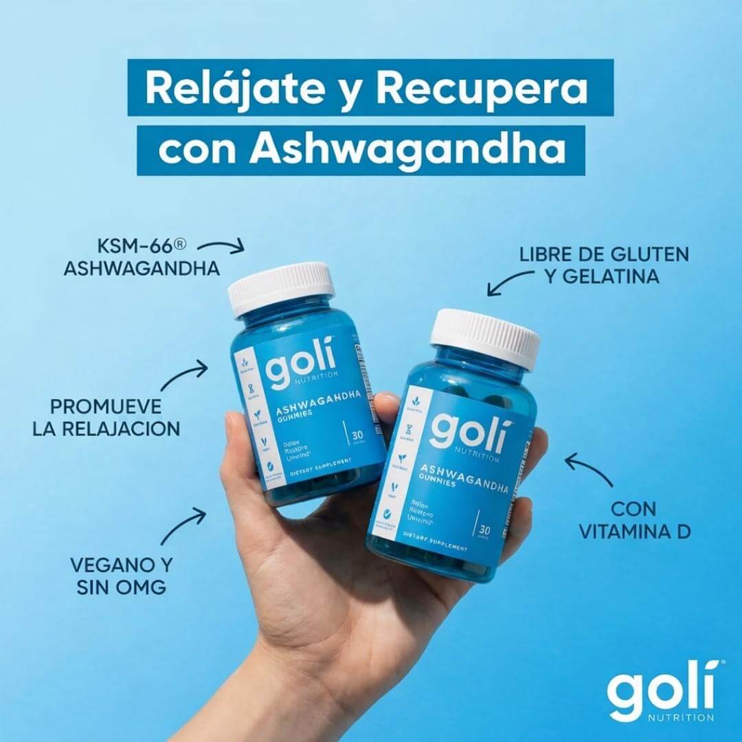 Suplemento Goli Ashwaganda x60 gomas | para el cansancio
