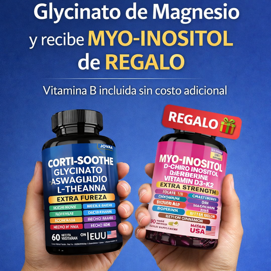 Corti-sooethe™| Glycinato de magnesio x60 + Vitamina B de regalo